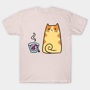 Hot Tea Kitty T-Shirt